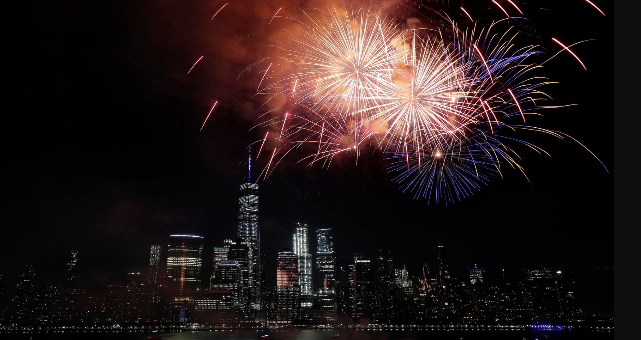 NYE Fireworks on the hudson river NYE Fireworks on the hudson river