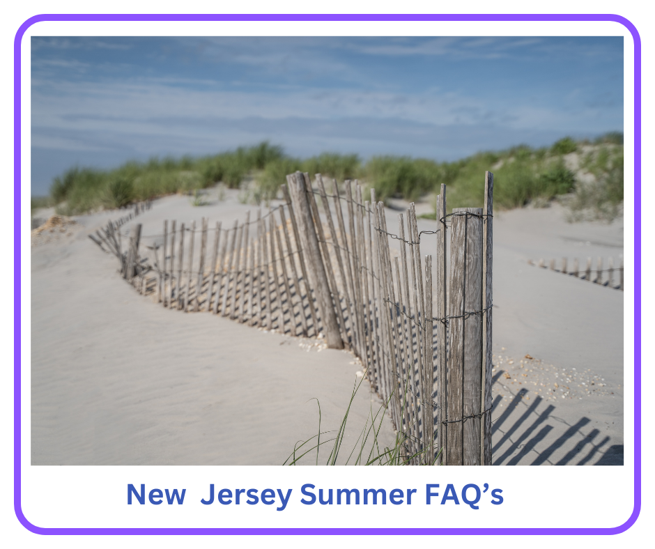 A guide to NJ sumer Activities