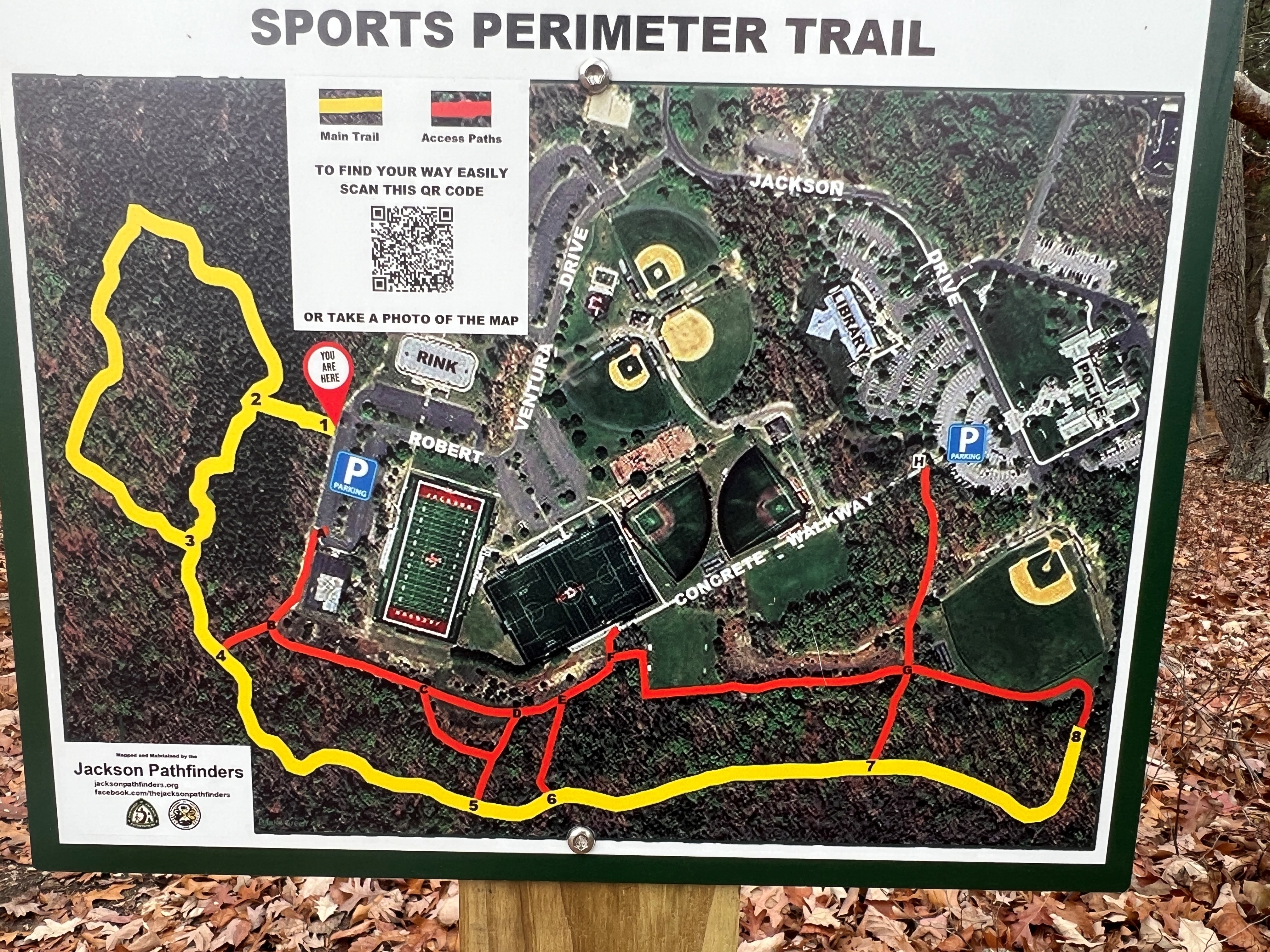 Jackson Twp Sports perimeter trai map Jackson Twp Sports perimeter trai map