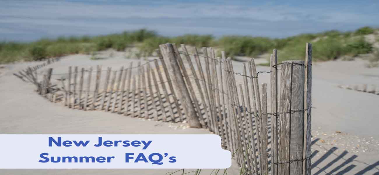 New Jersey Summer FAQ;s